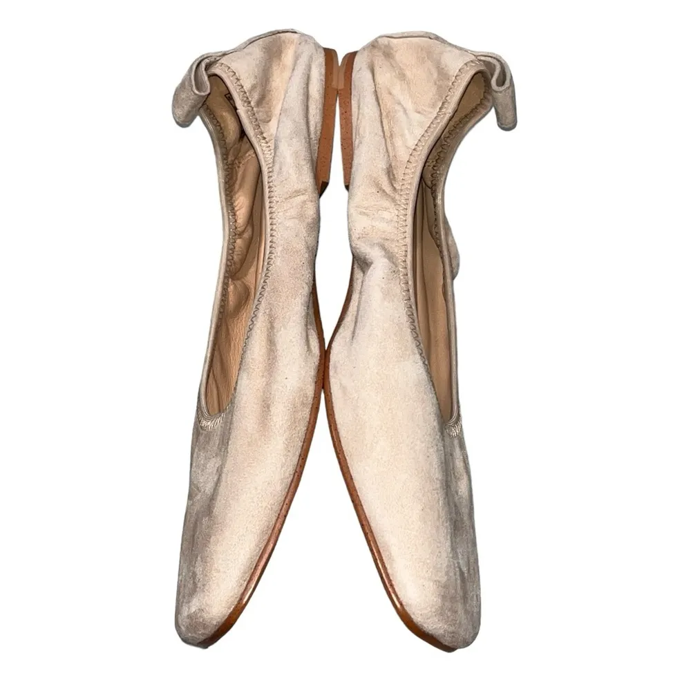 NEW Clark’s Pure Ballet Taupe Leather Flats - Image 7