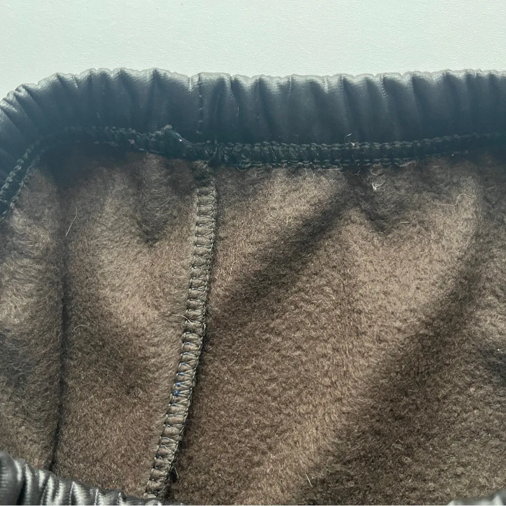 Women's Black Faux Leather Pants Size M - Image 6