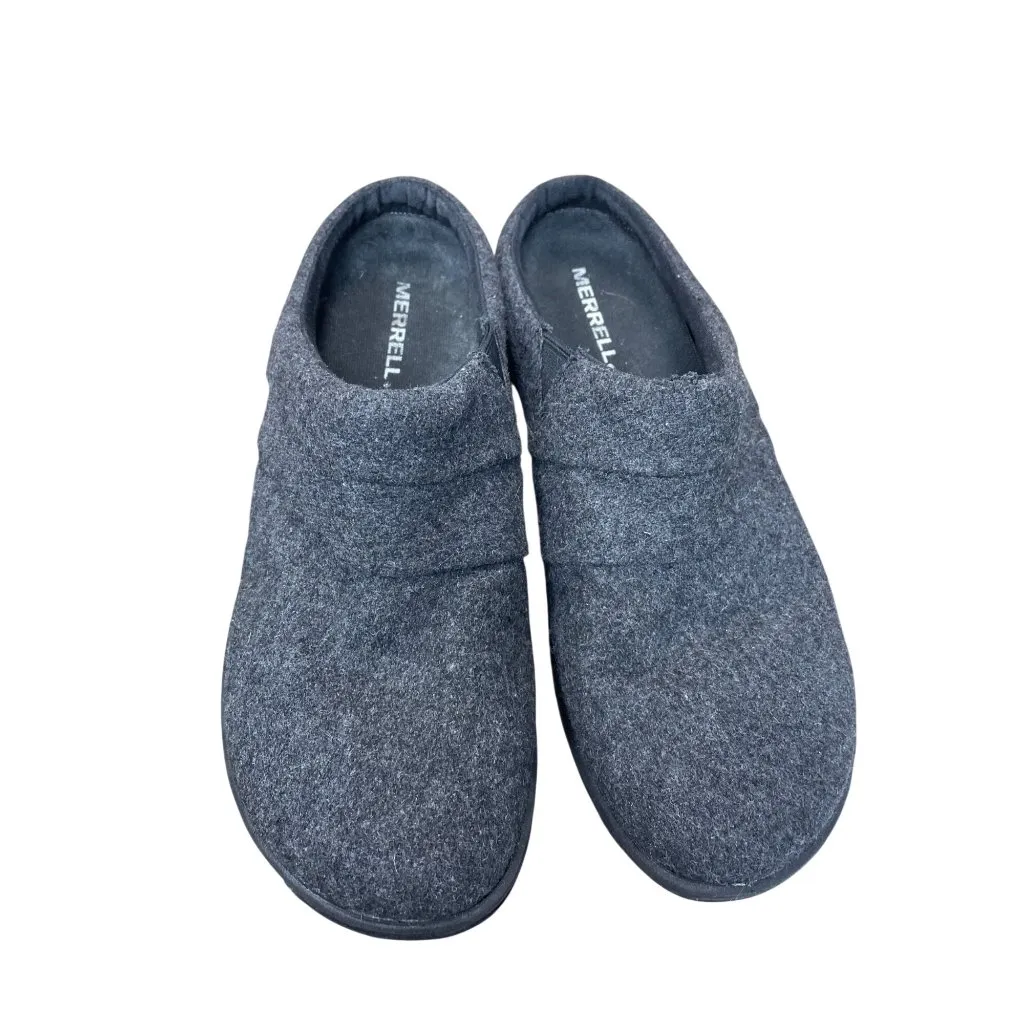 Merrell womans gray wool moc slip on casual shoes sz 8B SKU 9616 - Image 9