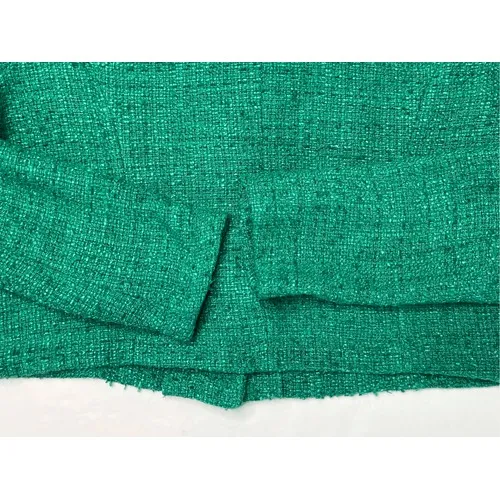 Guess Nobby Tweed‎ Blazer Jacket XL Gold Buttons Retro Cropped Preppy Textured - Image 5