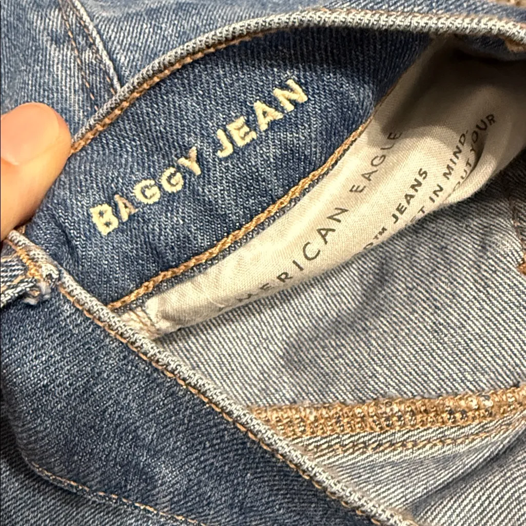 American Eagle Outfitters Distressed Straight Leg Jeans - Image 11