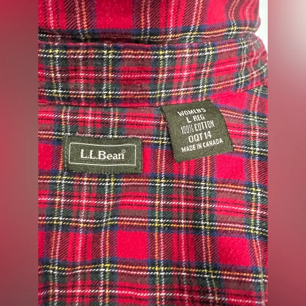 L.L.‎ Bean cotton shirt . Size L - Image 5