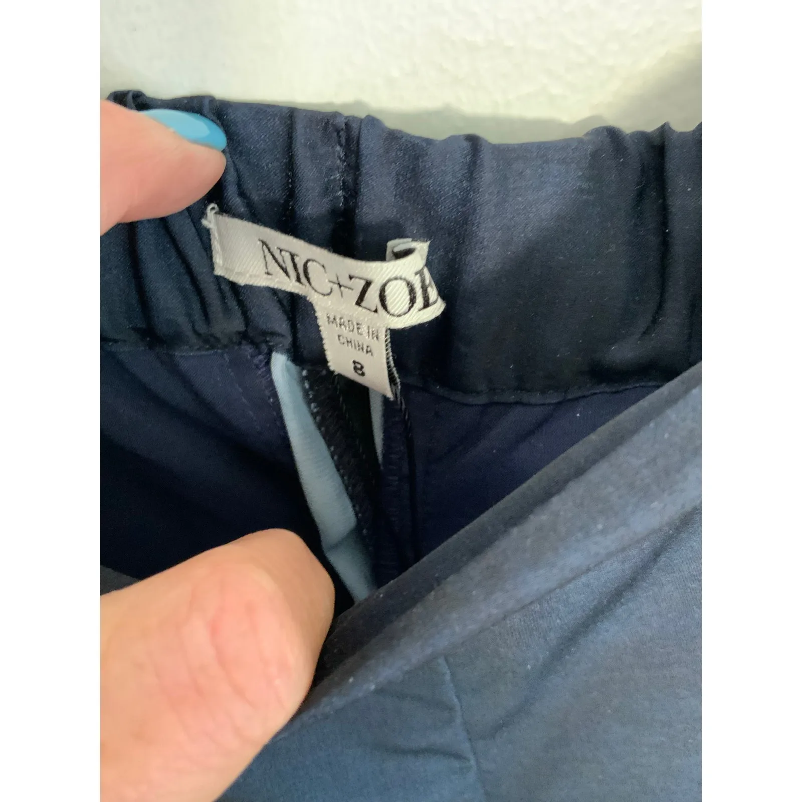 NIC + ZOE ROSE BLOOM‎ WIDE LEG PANT NWT size 8 - Image 4