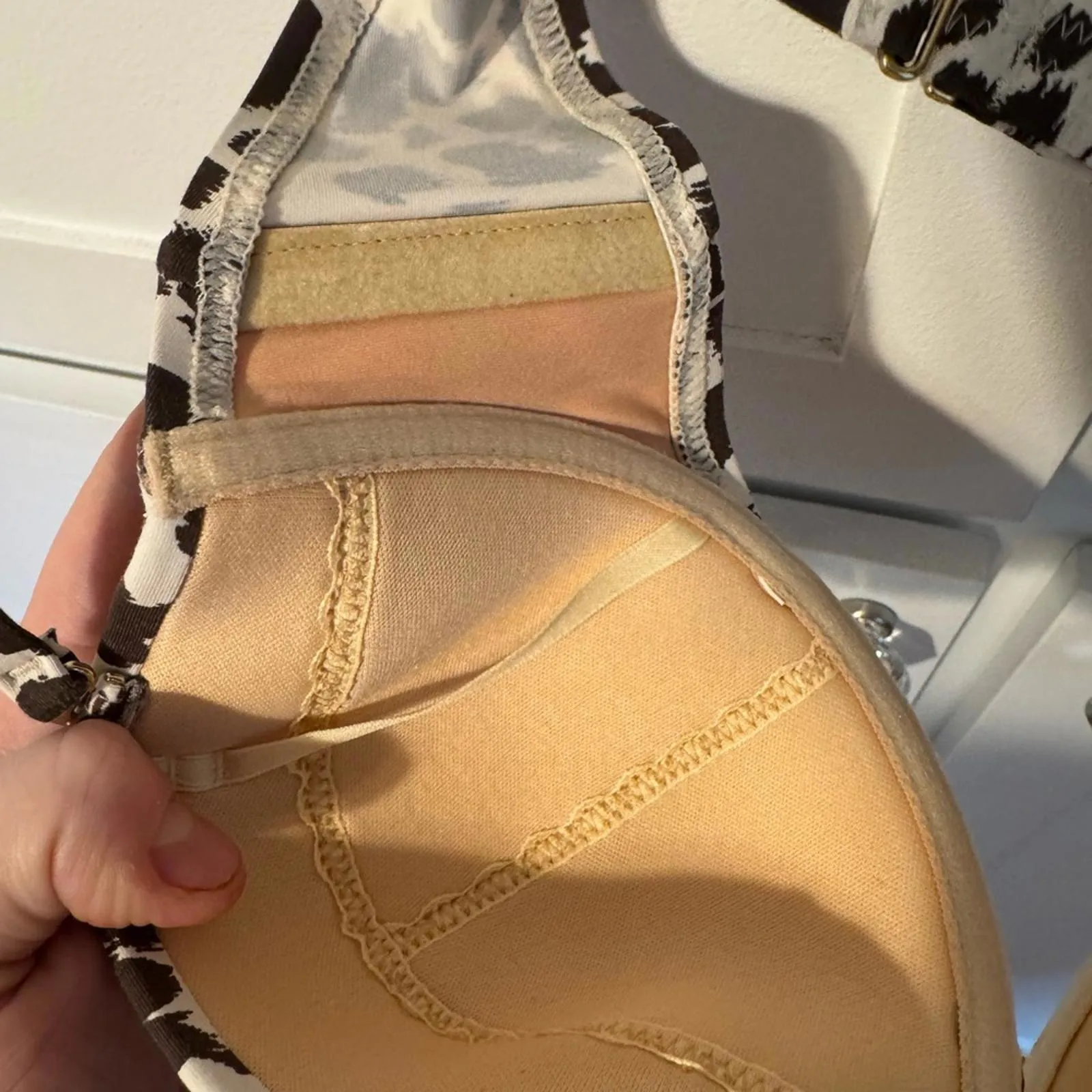 J.Crew Leopard Print Bikini Top Size 34B - Image 5