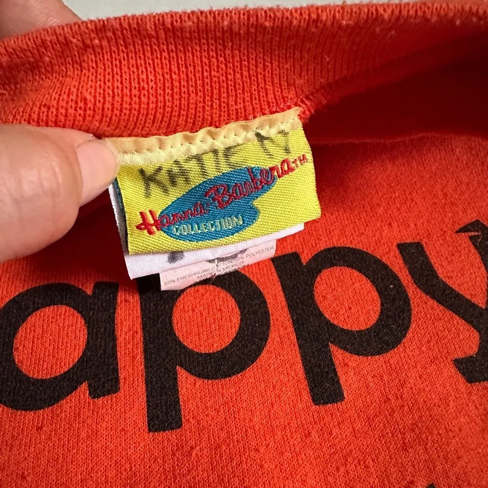 Vintage Happy Halloween Yogi Bear Jellystone Park Crewneck Sweatshirt Orange Size M - Image 7