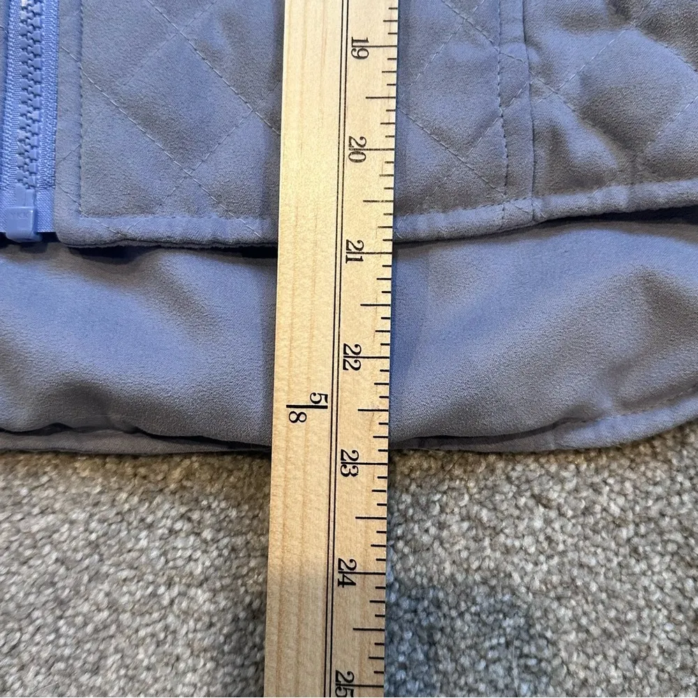 Outback Trading Co. Women's Microsuede Grand Prix Vest Periwinkle Purple Size XS Blue - Image 9