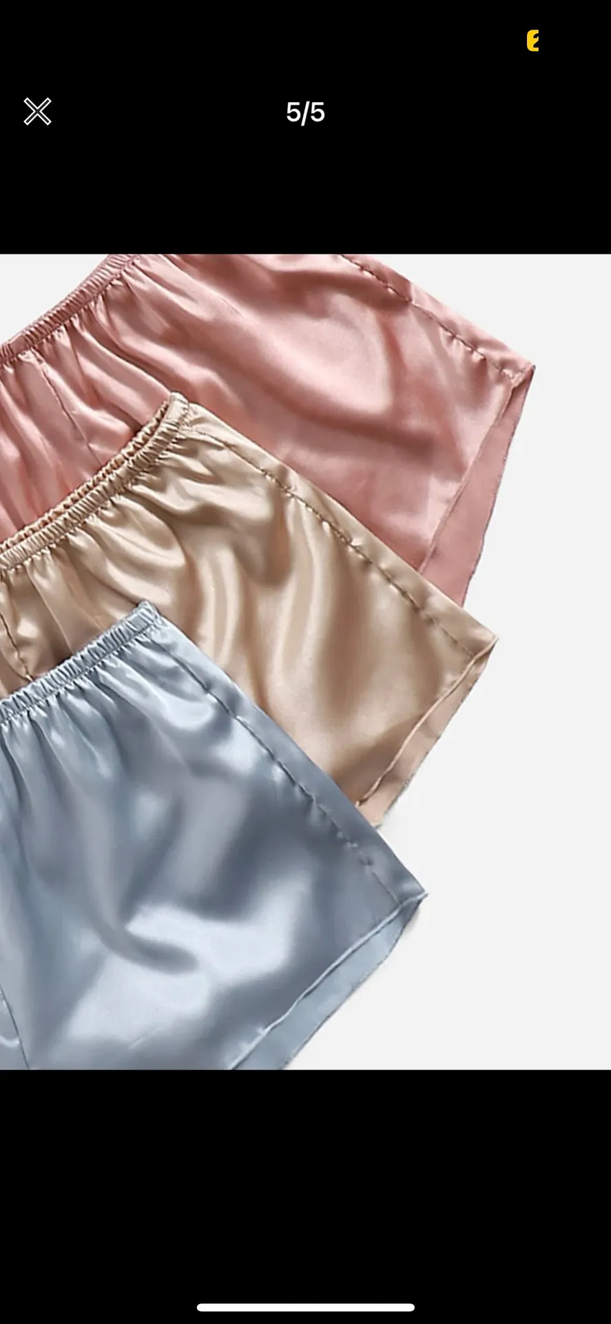 SheIn satin pj set(3 colors) - Image 4