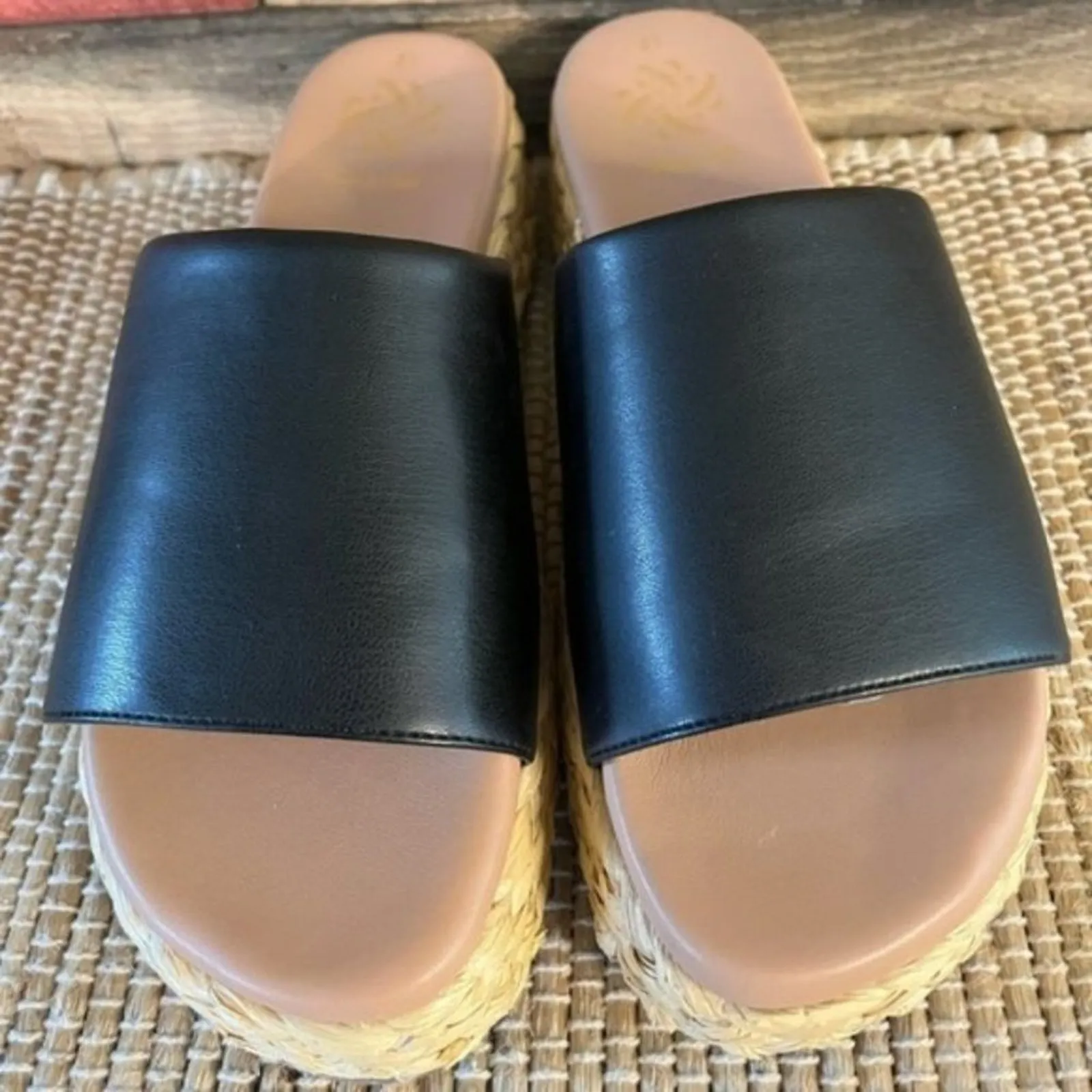 Sam &‎ Libby Black Platform Espadrille Size 8.5 - Image 4