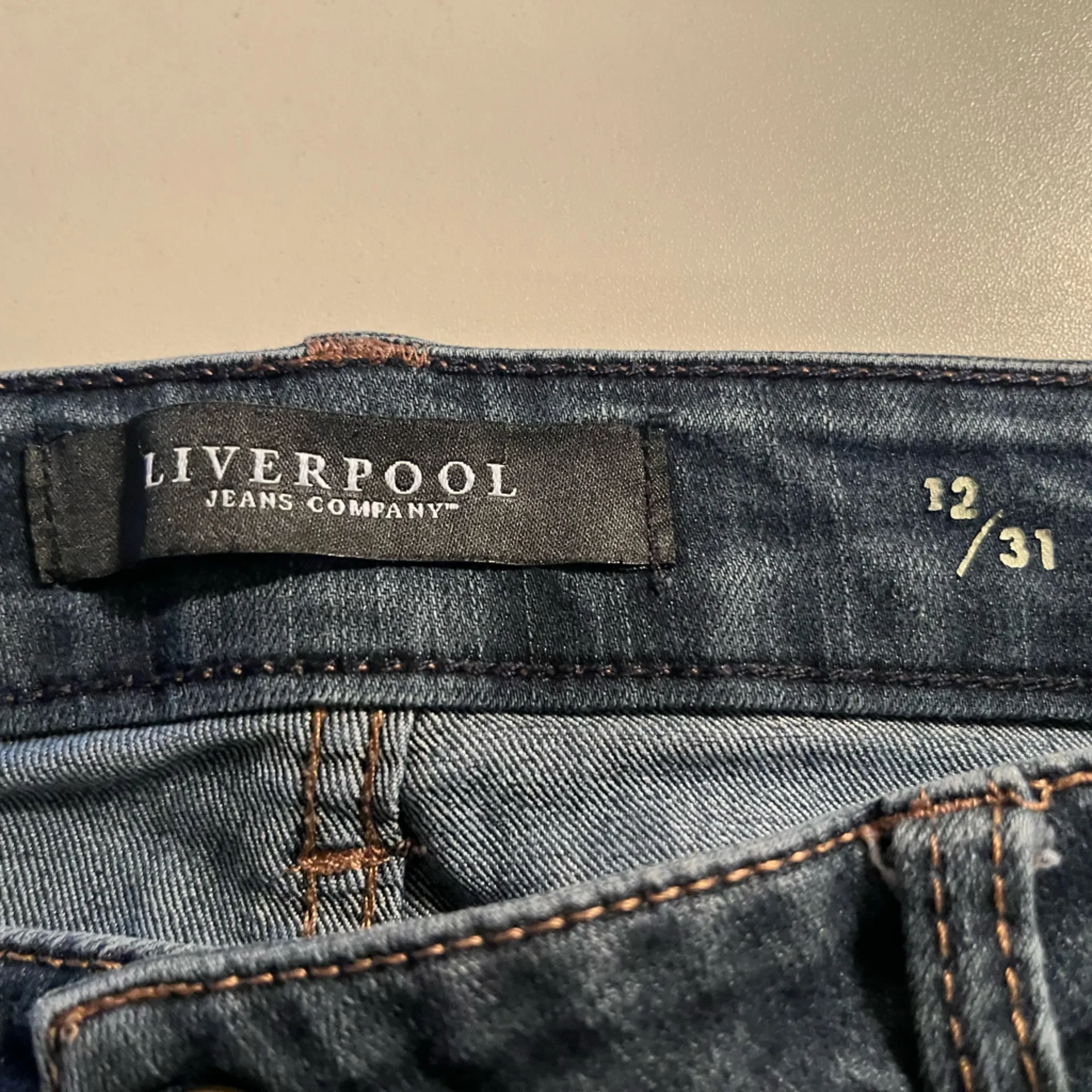 Liverpool Jeans Company Dark Wash Straight Leg Denim Jeans Size 12 / 31 - Image 4