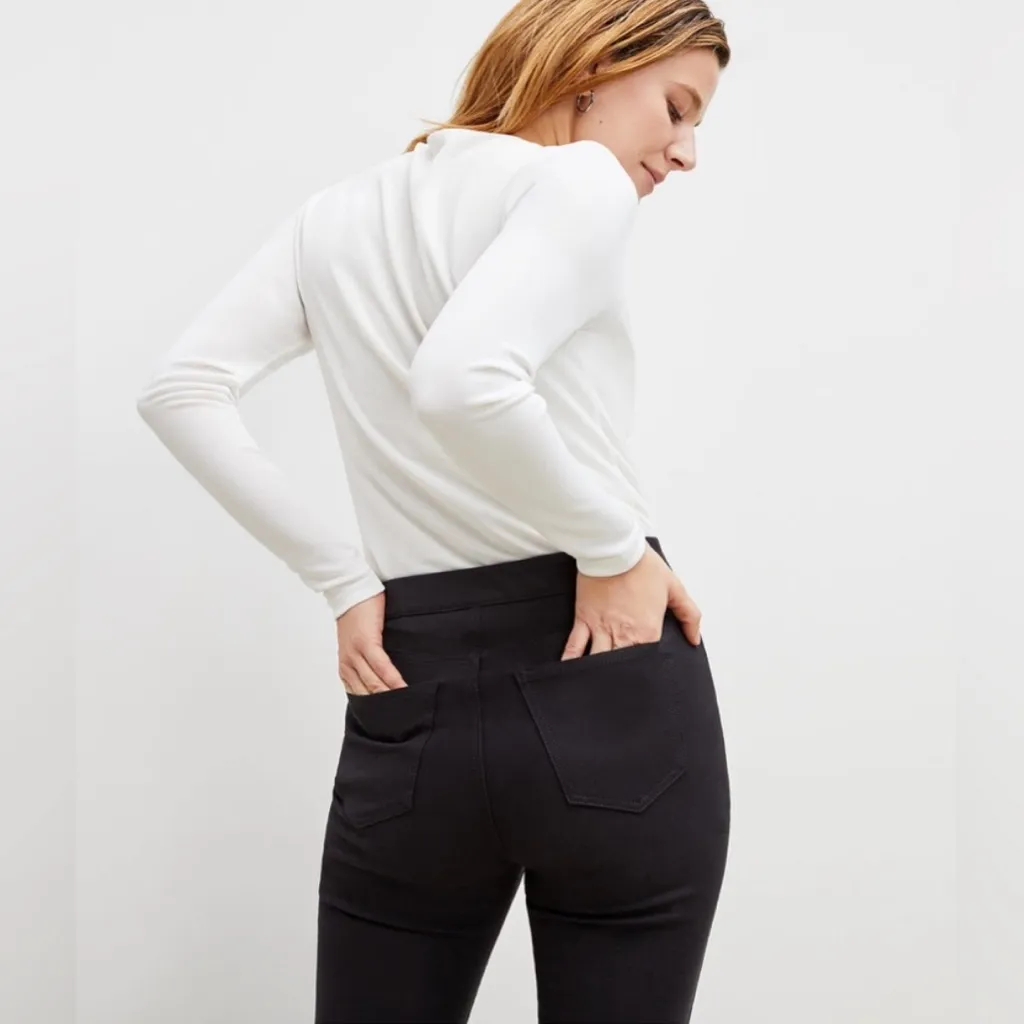 M.M. Lafleur 6 The Hockley Jean Eco Better Than Denim Black Office Minimal - Image 12