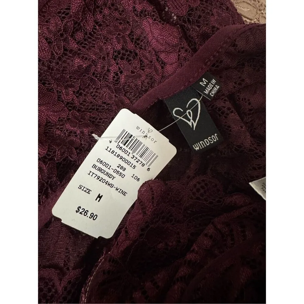 Windsor laced red bodysuit - Image 7