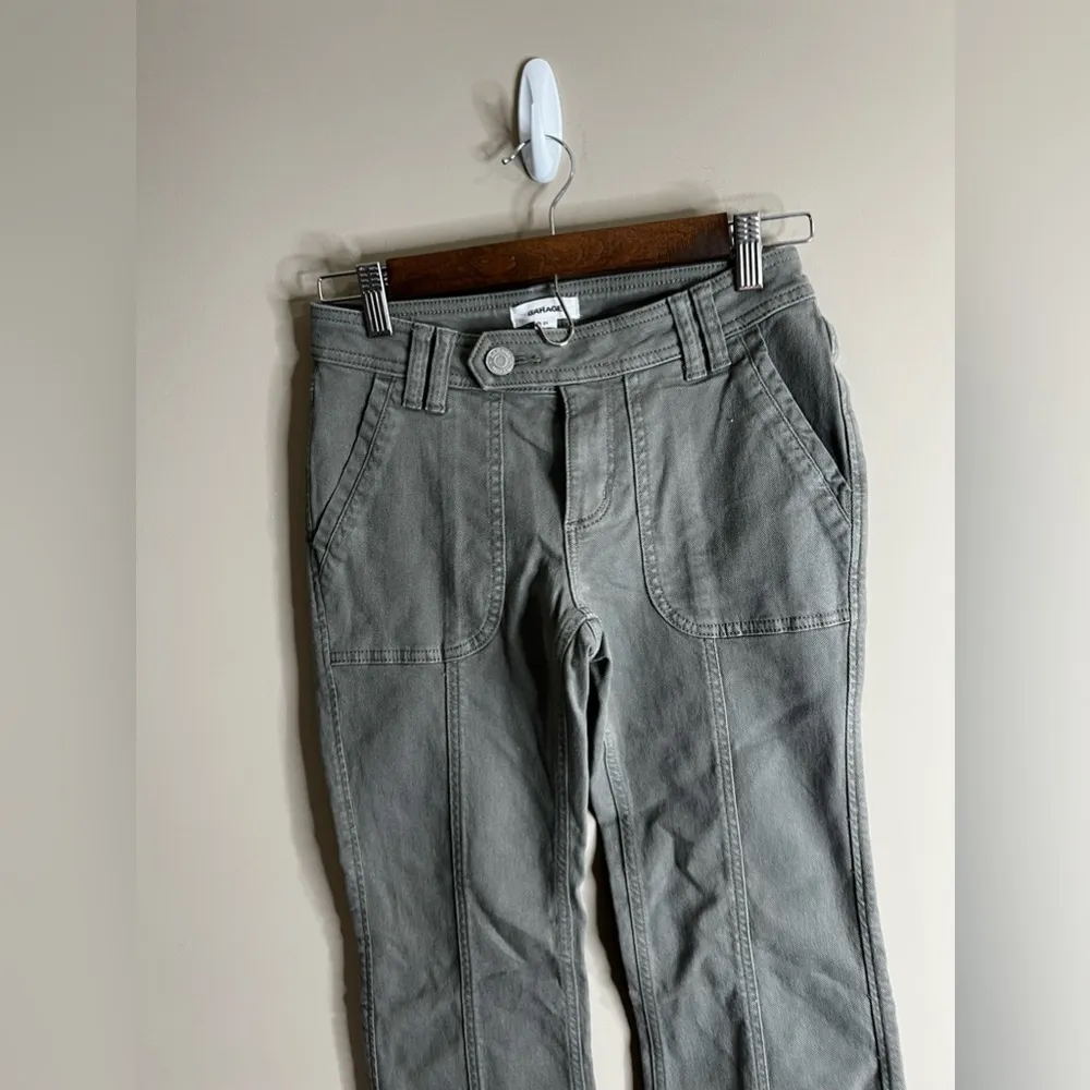 Garage denim trouser pants olive green size 01 - Image 2
