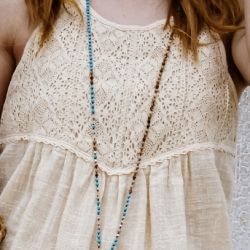 ‎Sleeveless Crochet Romper Size M - Image 7