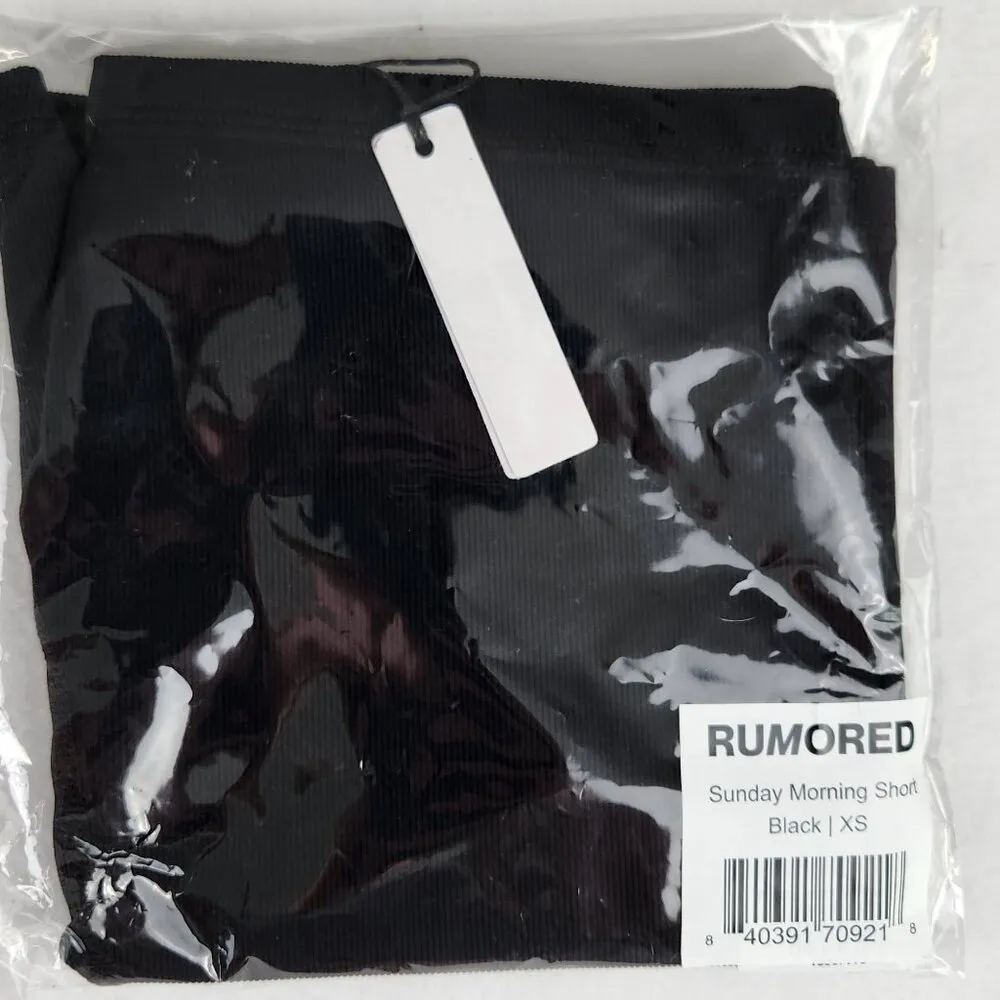 Rumored Sunday Morning Bralette and Shorts Set Size XS Black - Image 7