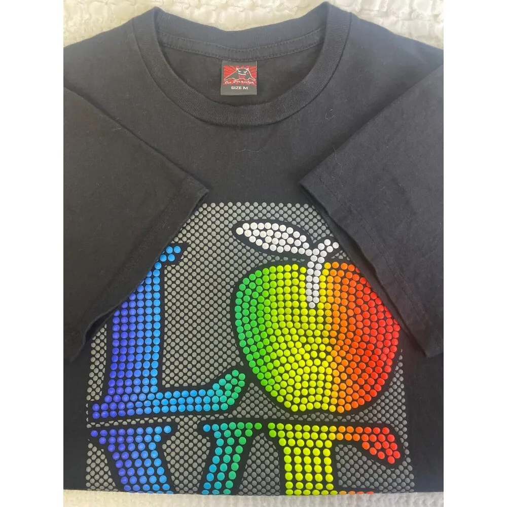 The Phantom Women's Black multicolor LOVE Short Sleeve T - Image 6