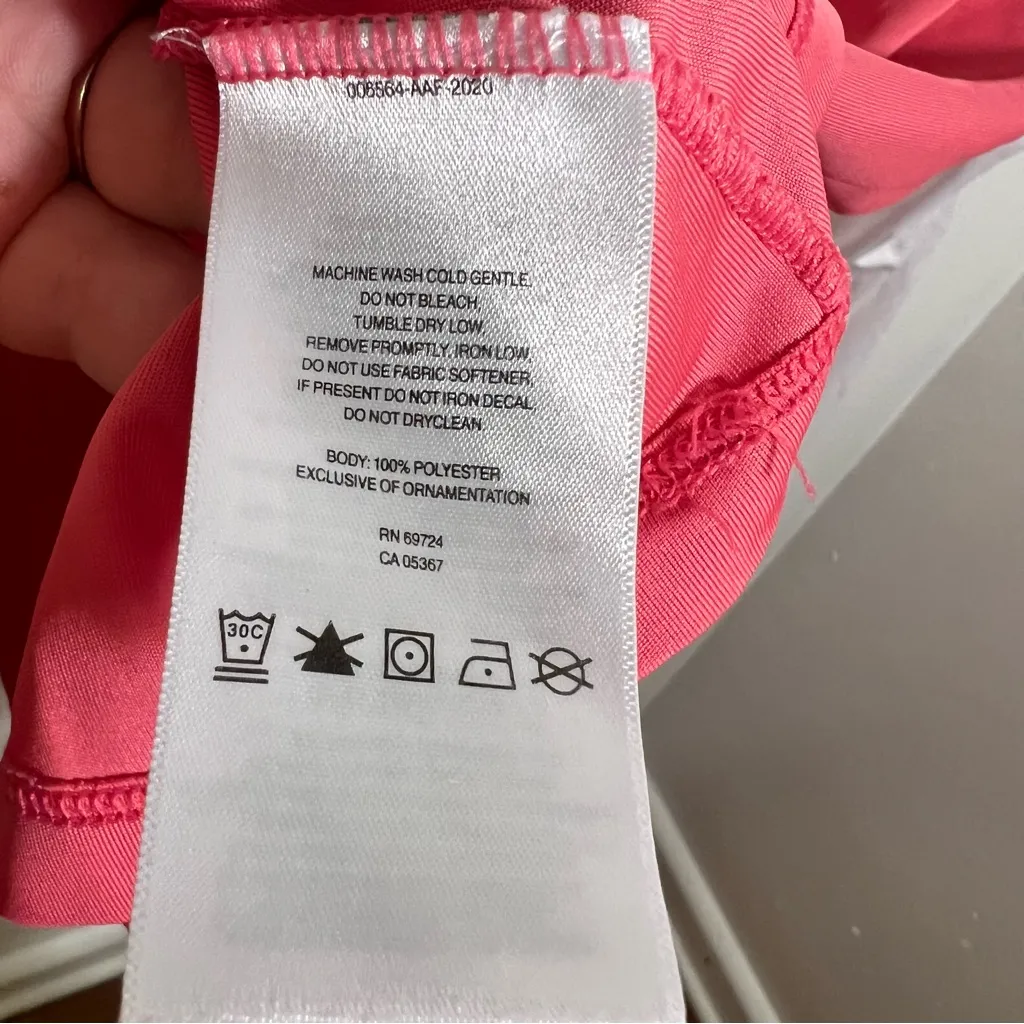 Columbia PFG Tidal II Long Sleeve T-Shirt Pink White M - Image 12