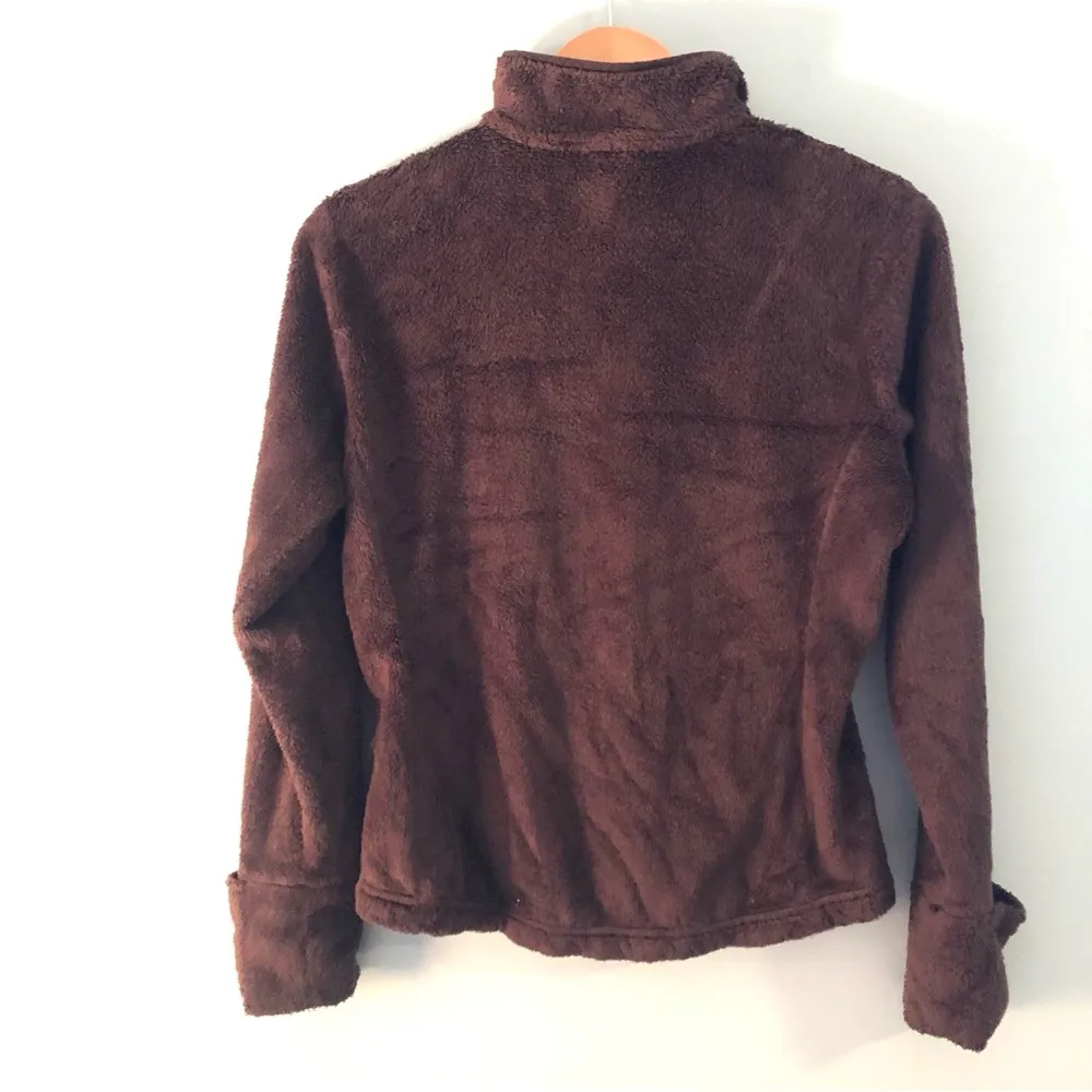 The North Face Glacier Fleece Women’s 1/4 Zip Jacket. Brown. Size Small. - Image 3