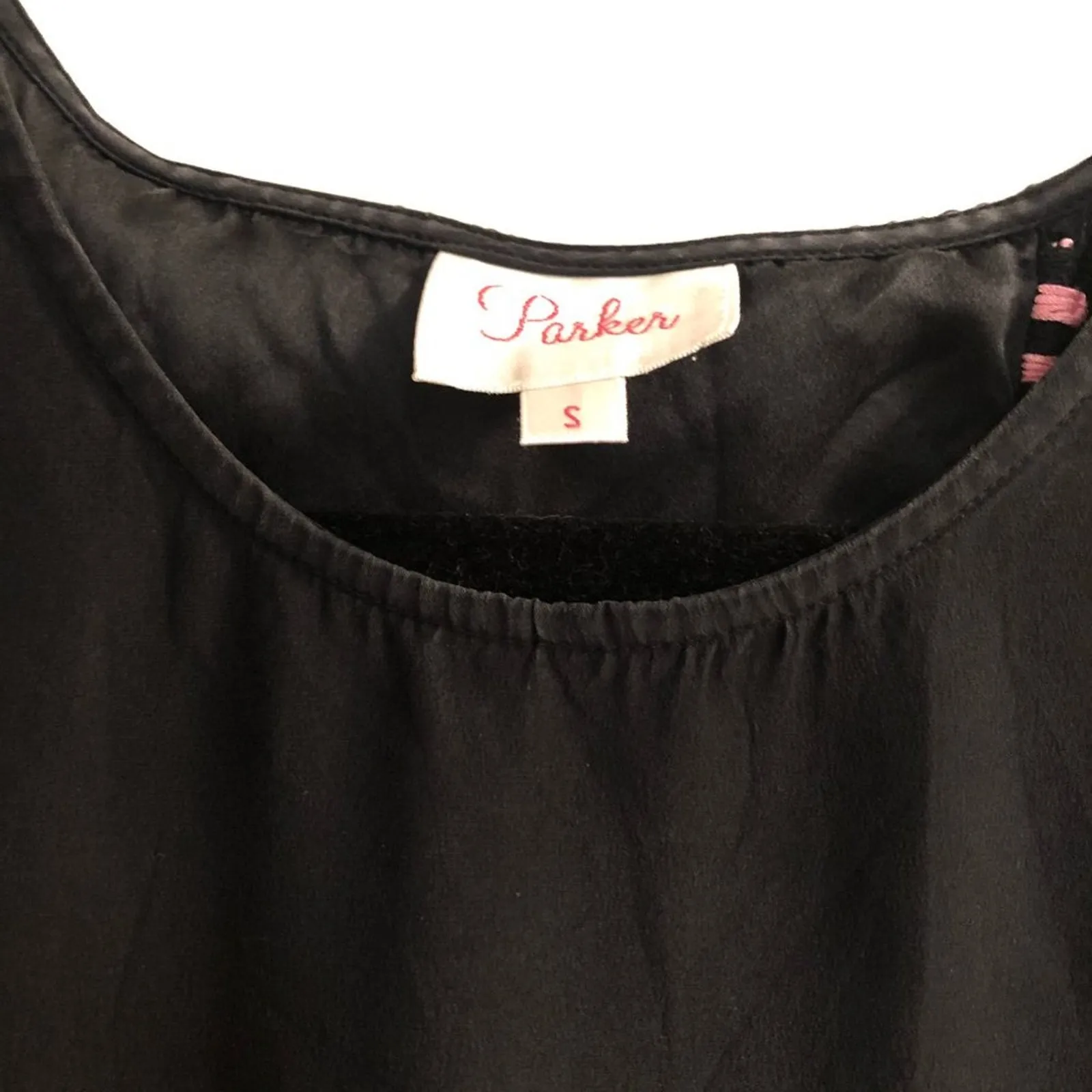 Parker Black Silk Sleeveless Top - Image 5