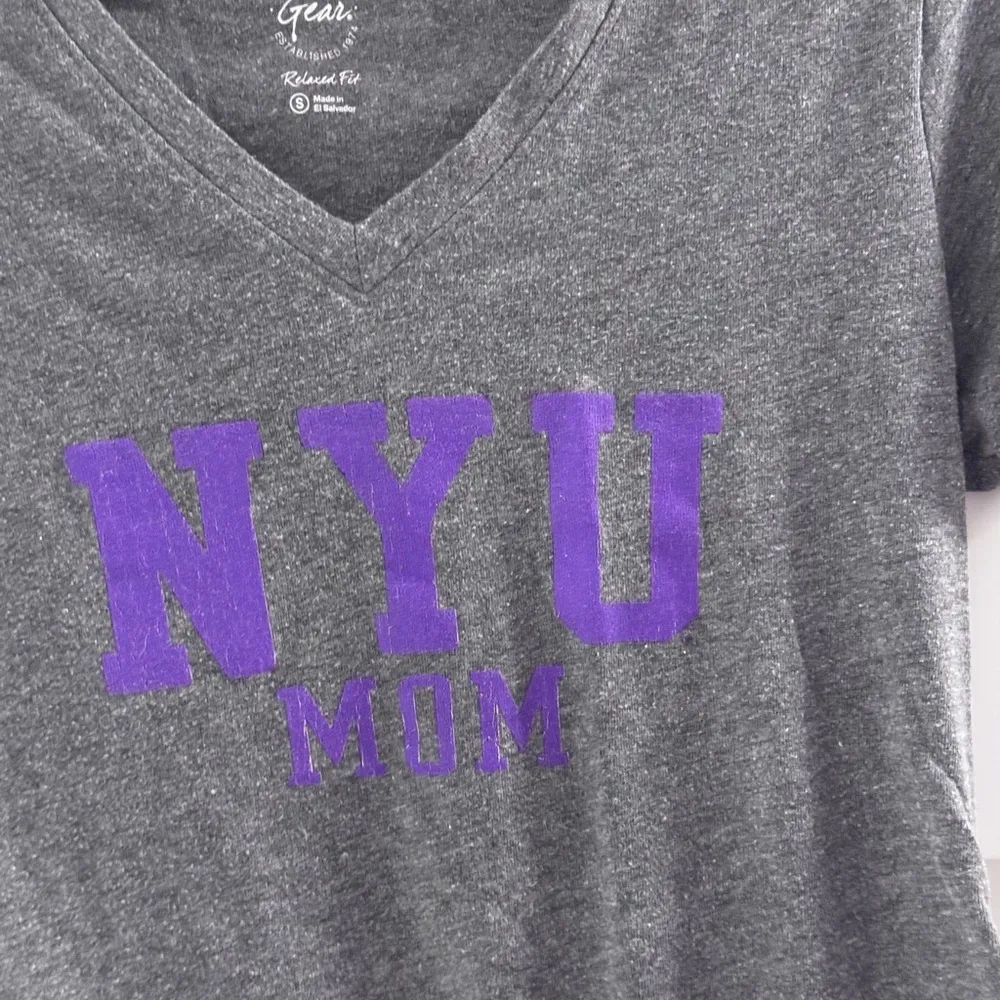 Gear For Sports Fitted Gray and Purple Short Sleeve Tee - Image 2