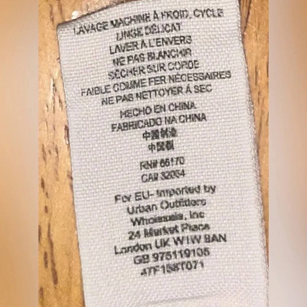 black and white floral foil print oversize swing tunic dress, XS. - Image 6