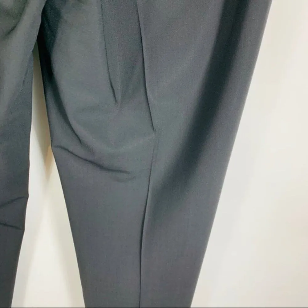 Vtg Casual Corner Wool Blend Dress Trouser Sz 8 Black - Image 8