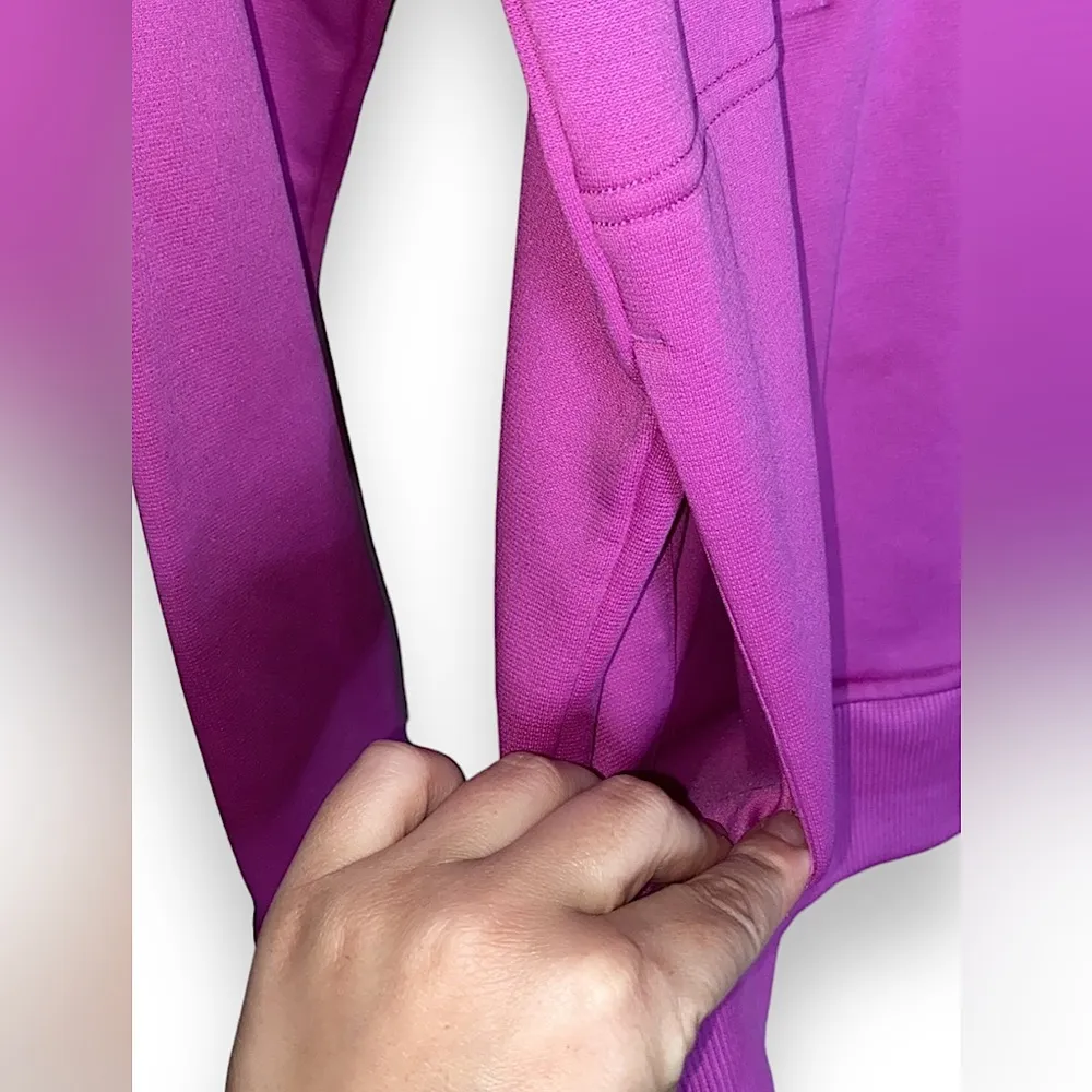 Under Armour women’s Fleece Big Logo slouch Hoodie- purple - Image 4