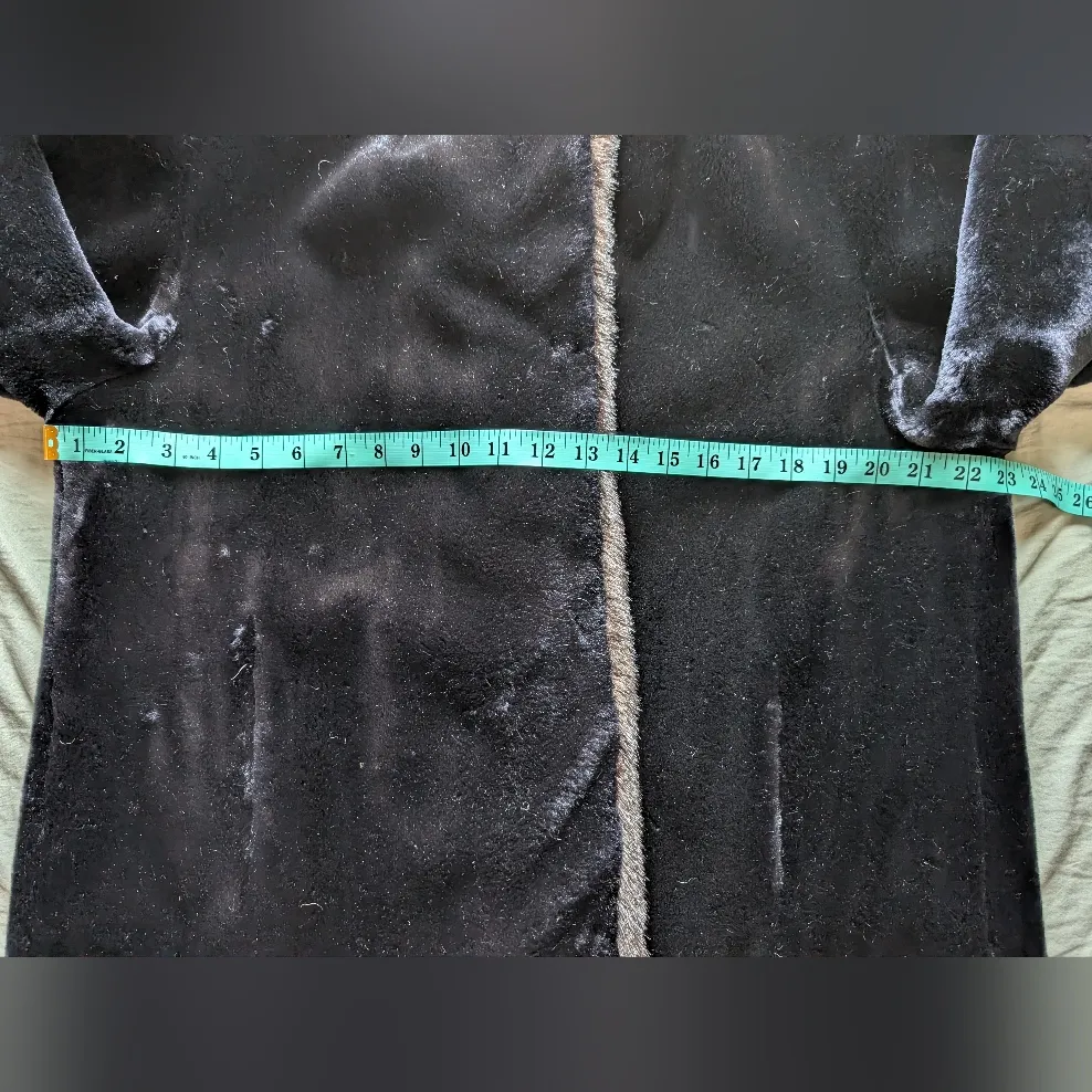 Vintage Studio VI Ltd Women’s Faux Fur Coat Brown/Black Black Size undefined - Image 4