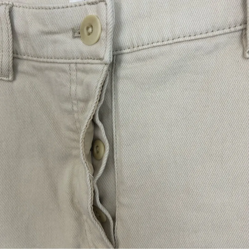 Wilfred Aritzia Cream Modern Cargo Utility Denim Pants Size 4 - Image 10