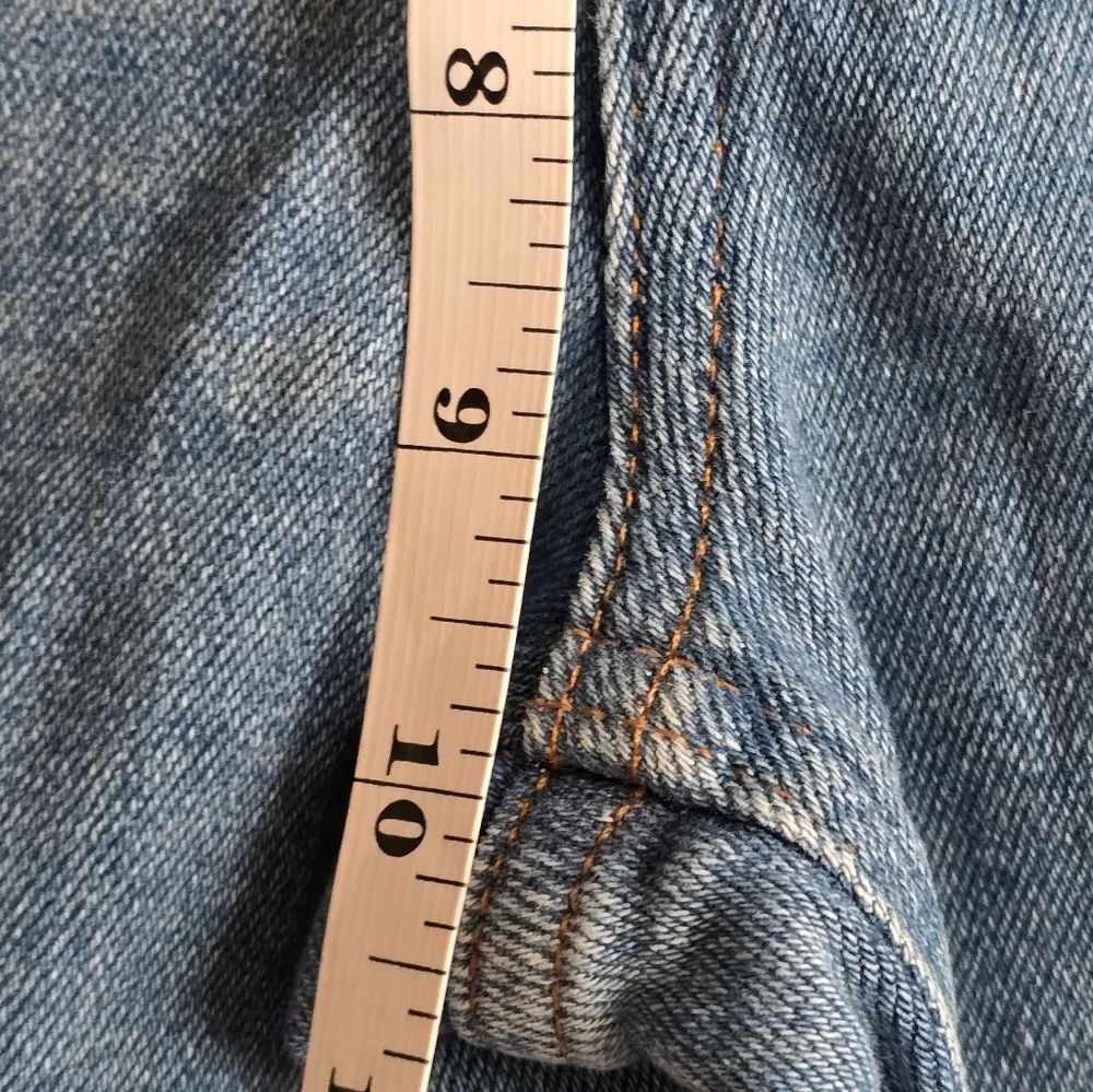 J. Crew Billie Blue Denim 10" Demi Boot Crop Size 26 - Image 8