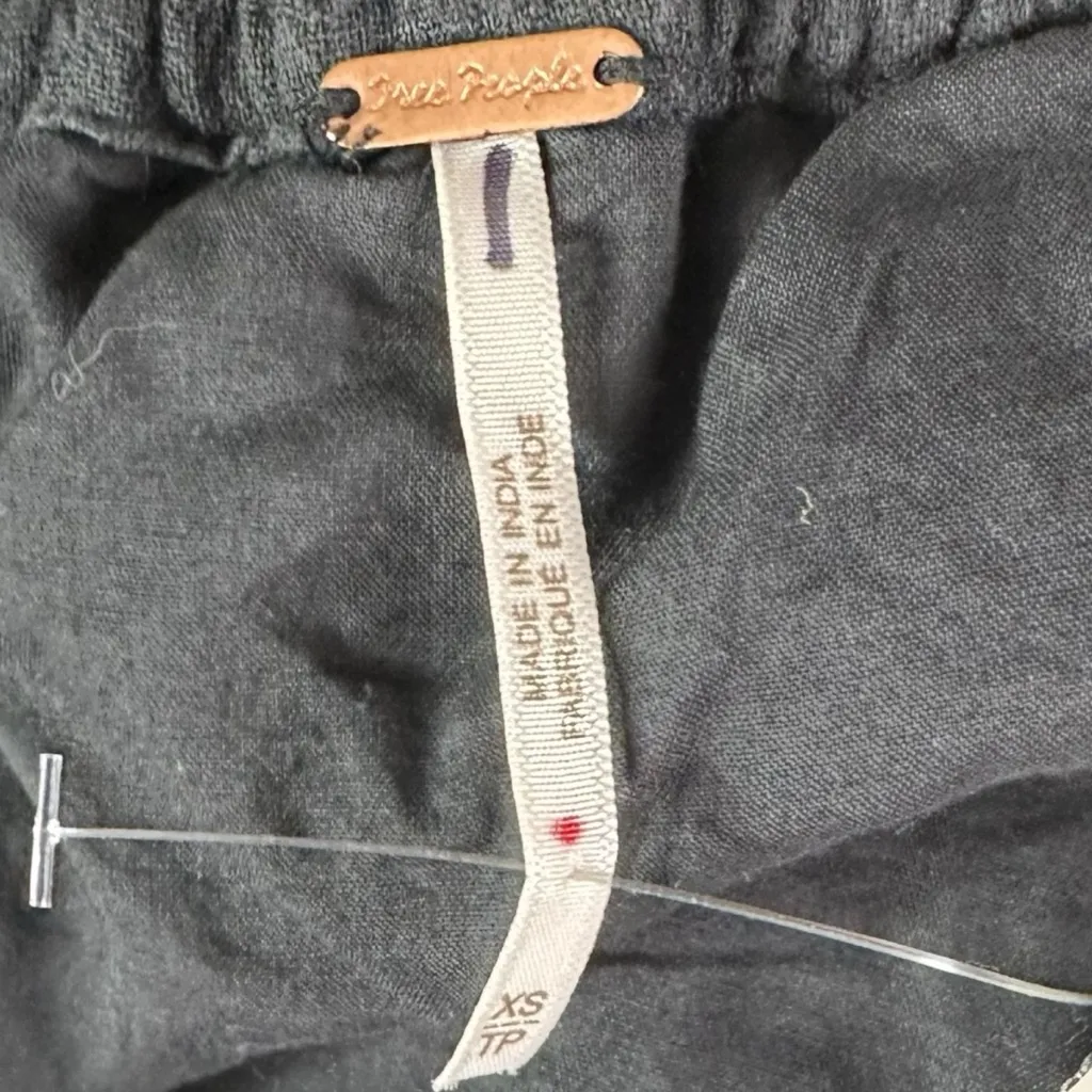 Free People Bohemian Tiered Somewhere Sunny Drop Waist Maxi Dress Black XS NWT - Image 14