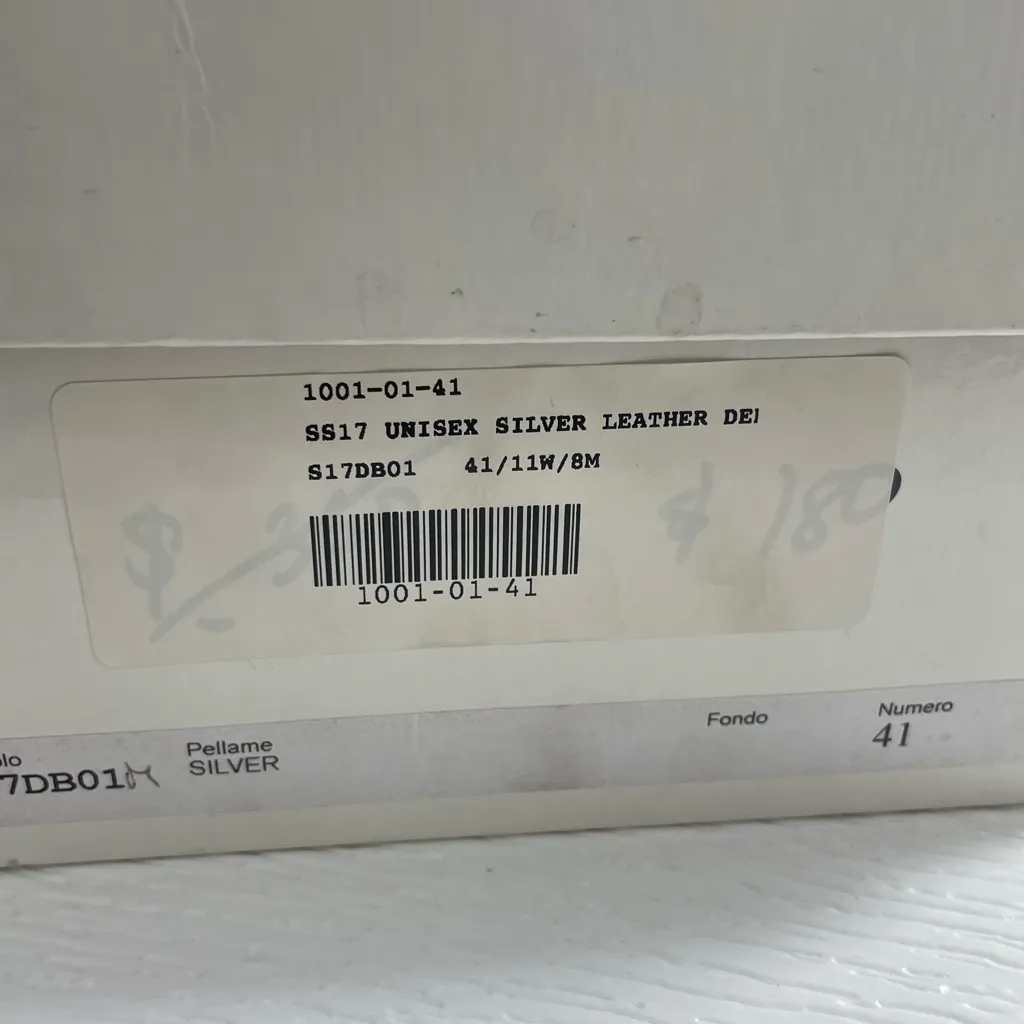 NIB iRi NYC‎ DAAN Silver Leather Loafer Size EU 41 Women’s 11 Platform Shoes - Image 10