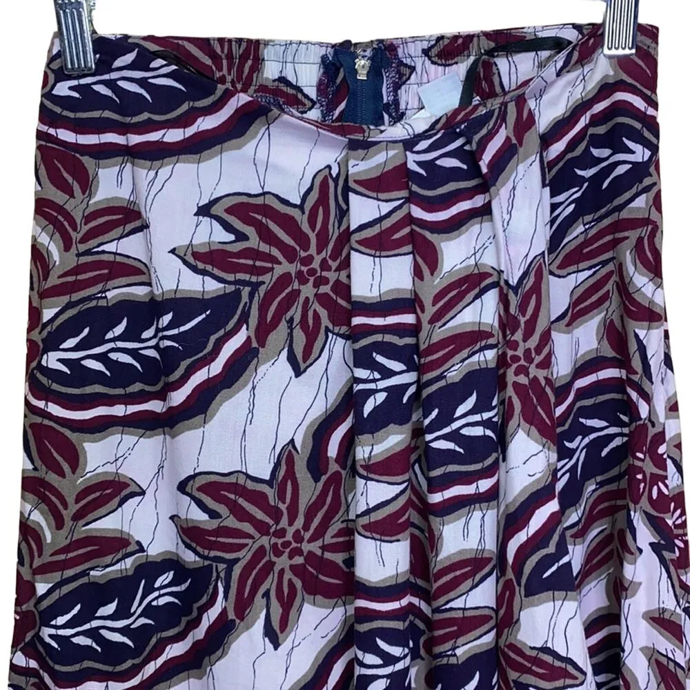 Faith Vintage Rayon Hawaiian Button Up Vest (Small) & Skirt (Medium) 2 PC Outfit - Image 4