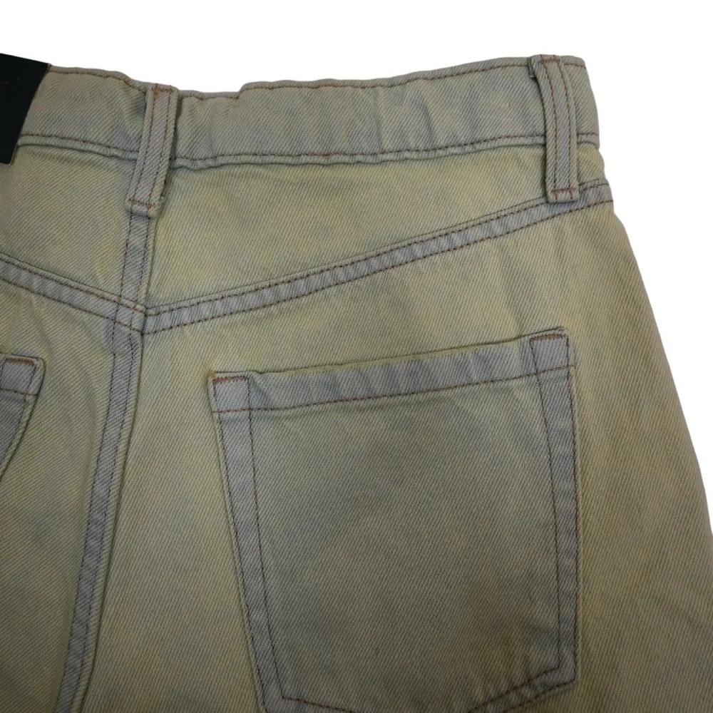 Wild Fable Womens 2/26 High Rise Button Fly Denim Bermuda Shorts NEW - Image 4