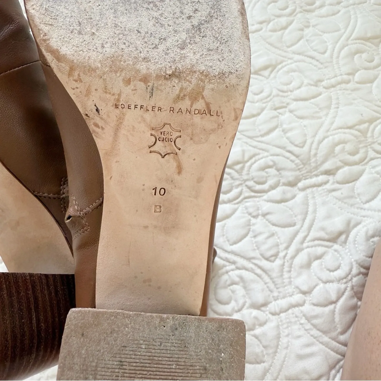 Loeffler Randall Elise Ankle Bootie Heeled Boot Sz 10 - Image 5