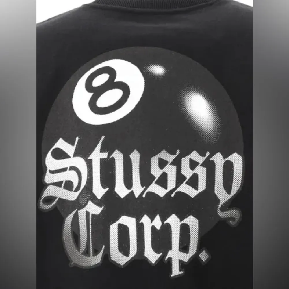 Stüssy Black 8 Ball Corp Sweatshirt - Image 5