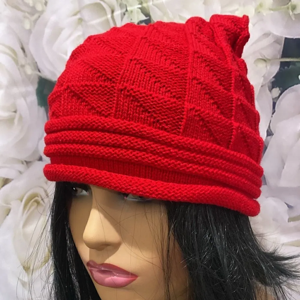 SLOUCHY Beanie Red - Image 3