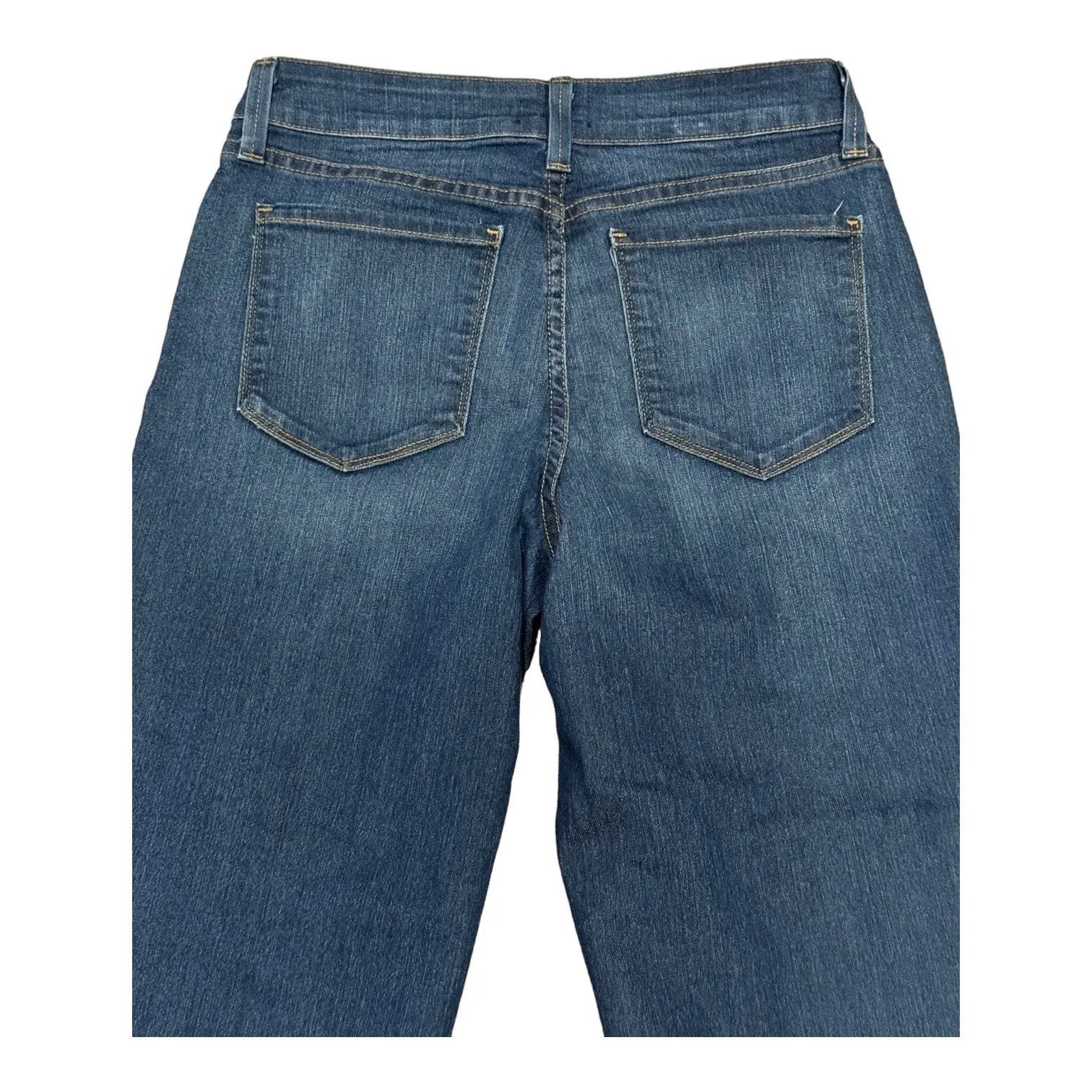 NYDJ lift tuck crop wide leg blue jeans with 1.5" hem size  28" waist - Image 8