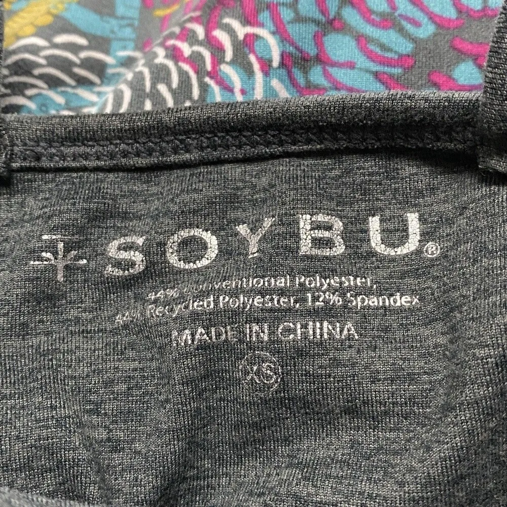 Soybu Sundress Active Strap Tank Dress aqua turquoise boho yoga resort Size XS - Image 9