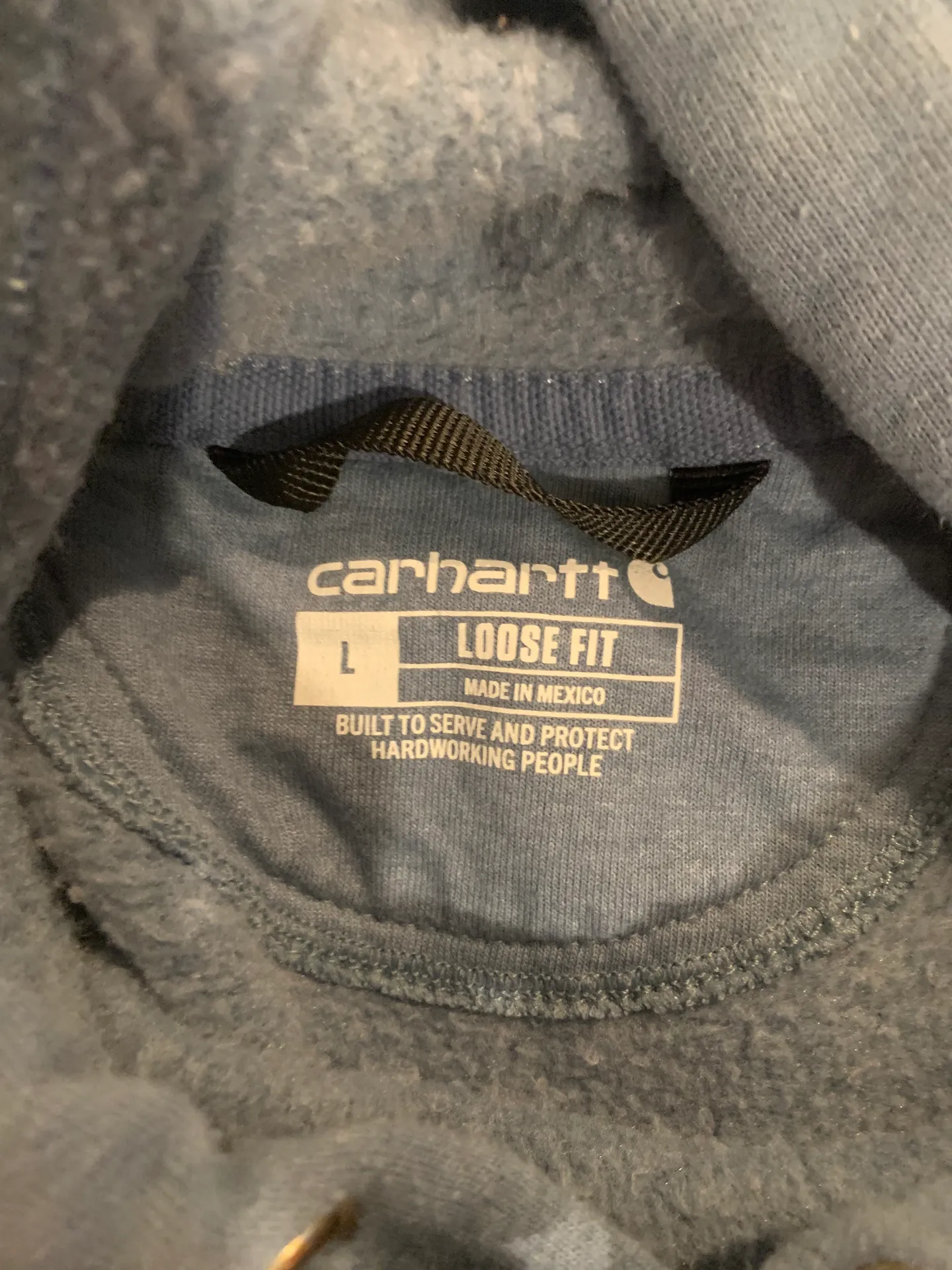Carhartt Blue Hoodie - Image 3