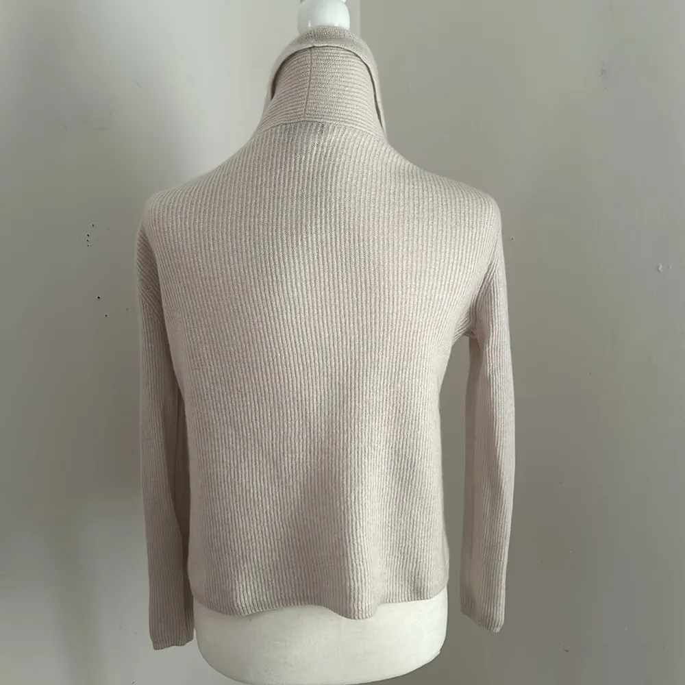 Nordstrom Signature Cream Cashmere Blend Cardigan sz XS/S - Image 4