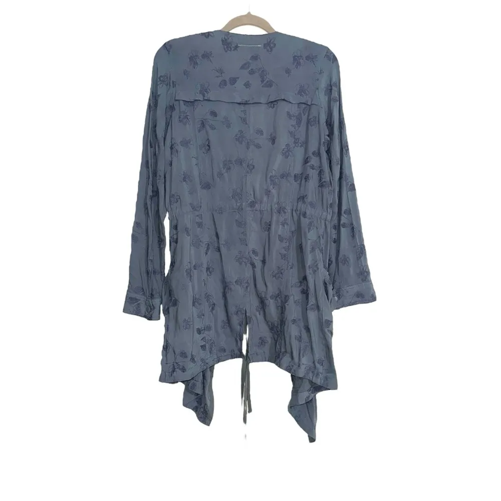 Anthropologie Hei Hei Melita Blue Embroidered Kimono Jacket Cardigan XS - Image 4