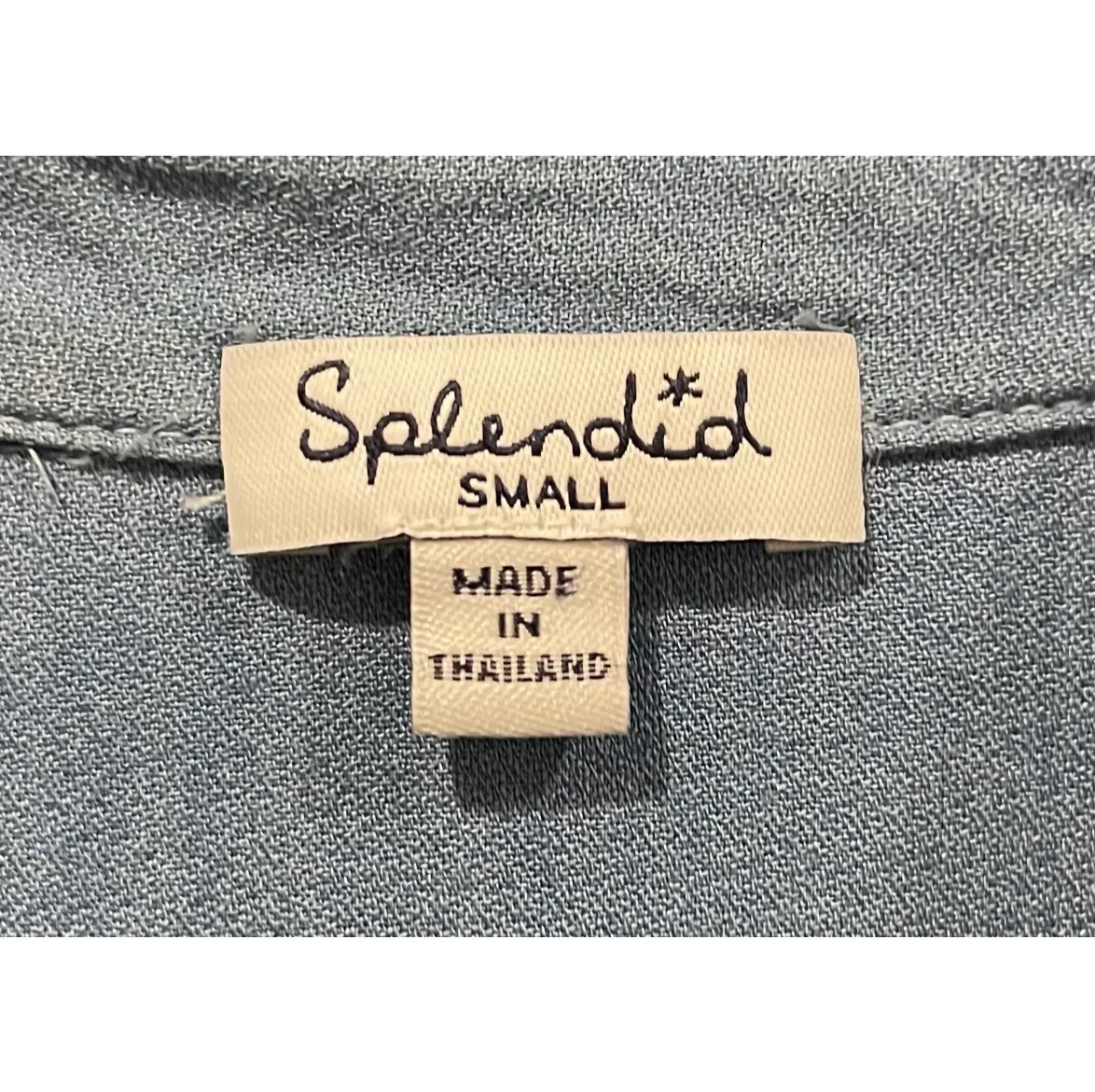 SPLENDID Tie Dye Ombre Button Down Shirt  - Image 4