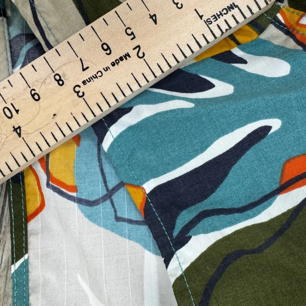 REI Co-op Active Shorts Colorful Print Drawstring Lightweight Womens Large - Image 3