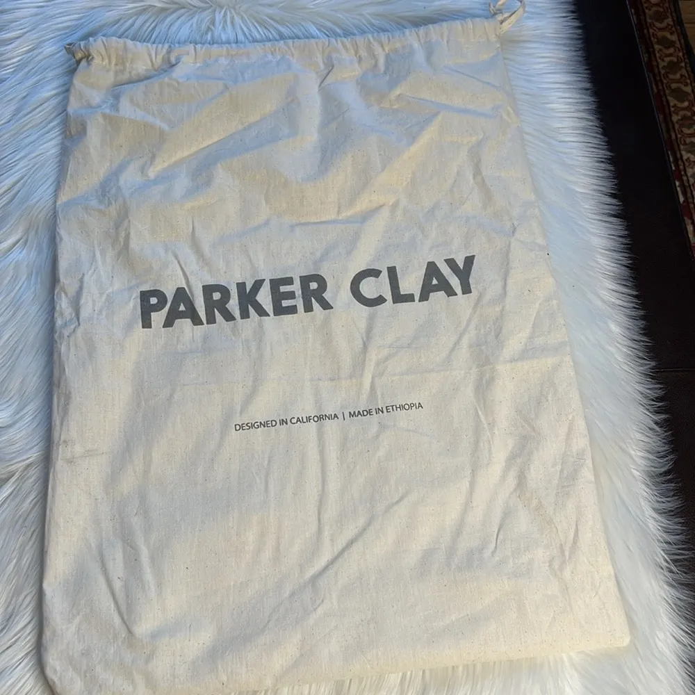 Parker Clay Emma Bucket Bag Brown - Image 11