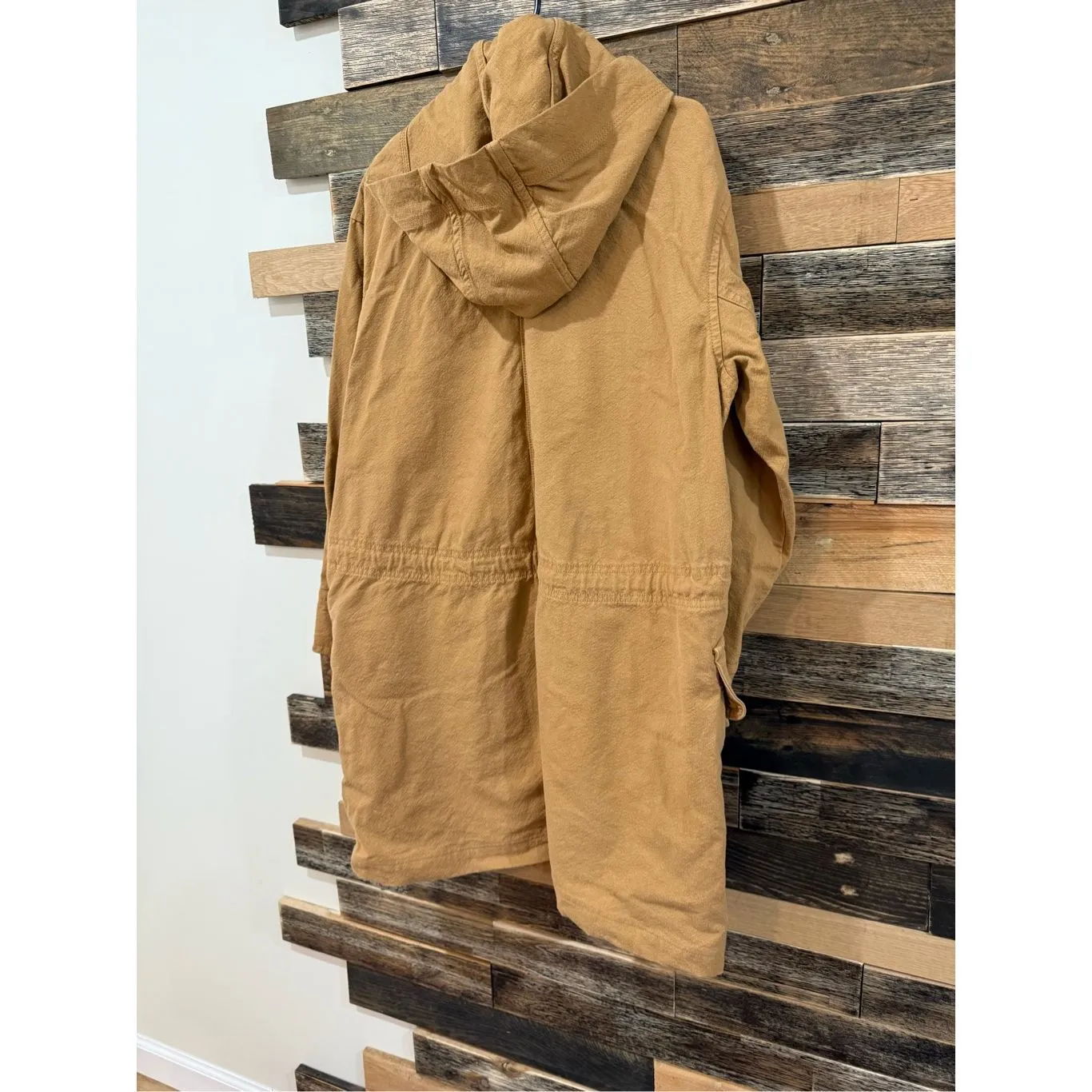 EVERLANE The Canvas Organic Cotton Parka jacket Coat size M - Image 5