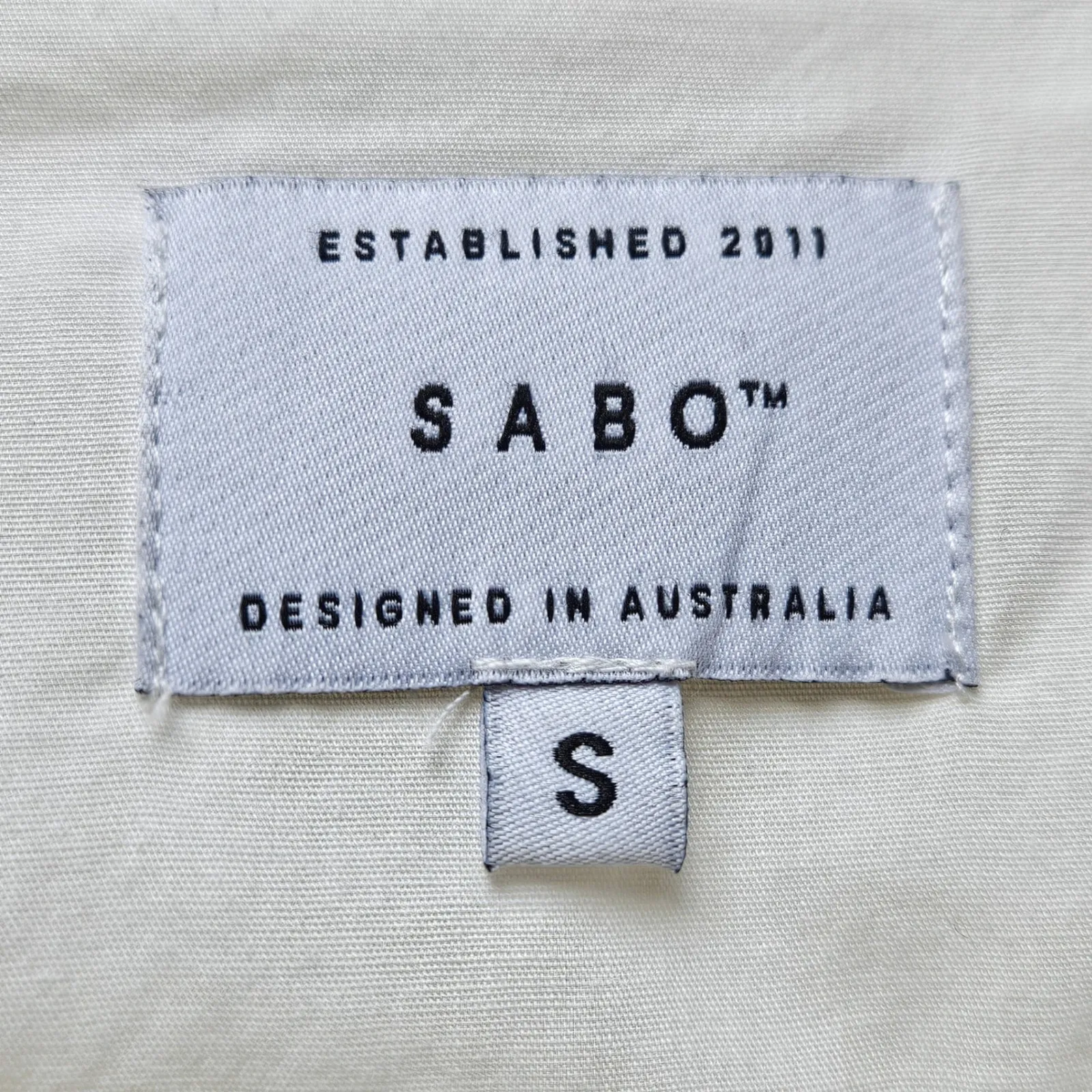 SABO Blanca Mini Dress Off Shoulder Puff Sleeve Linen Blend White Womens Size S - Image 12