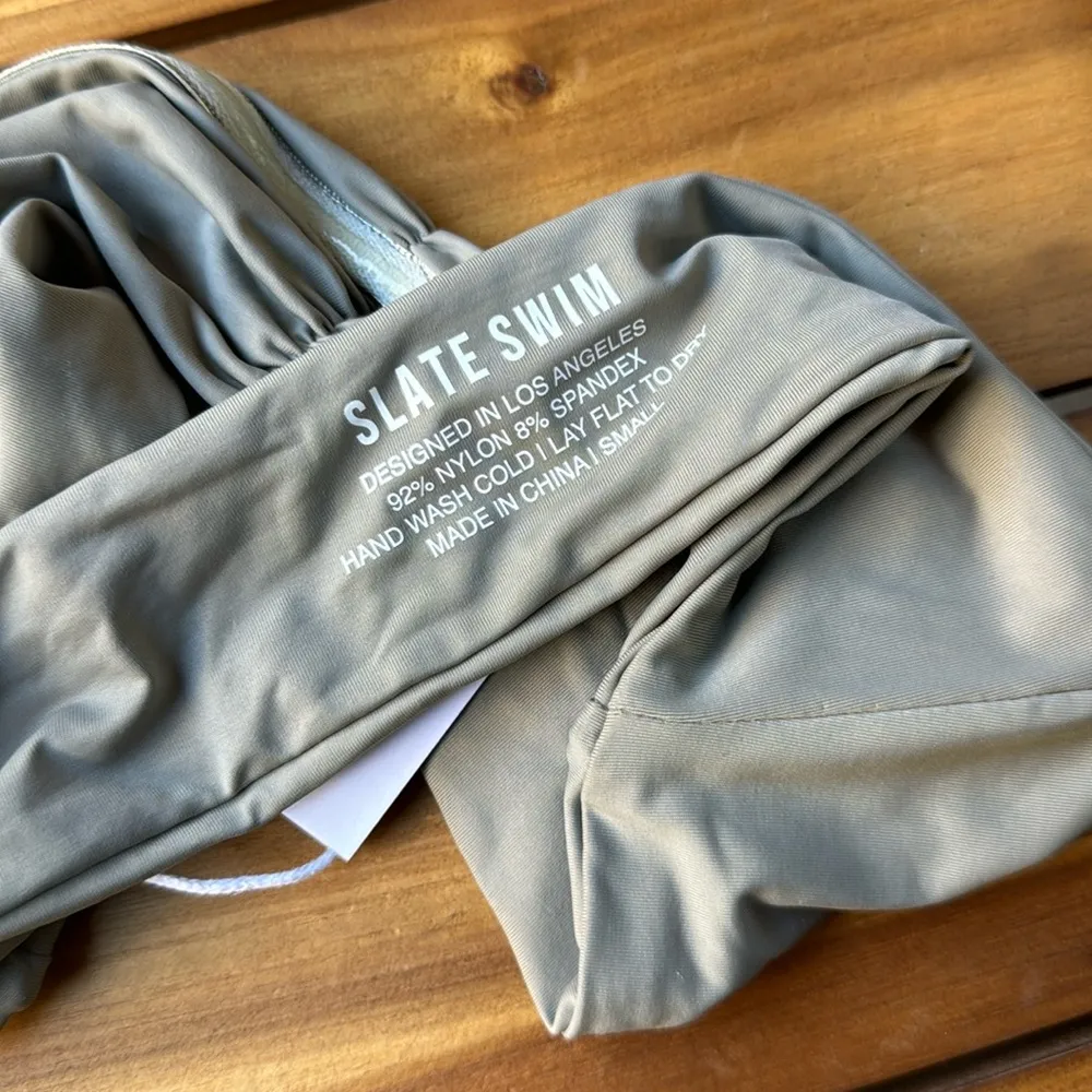 Slate Swim Bikini Tube Top - Image 3