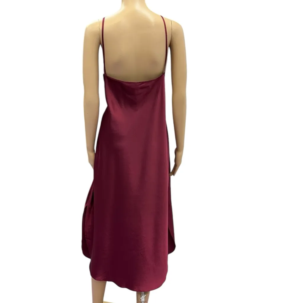 Vintage Heather Nicole By Cinema Etoile Burgundy Slip Dress Nightgown Womens 2X Red - Image 6