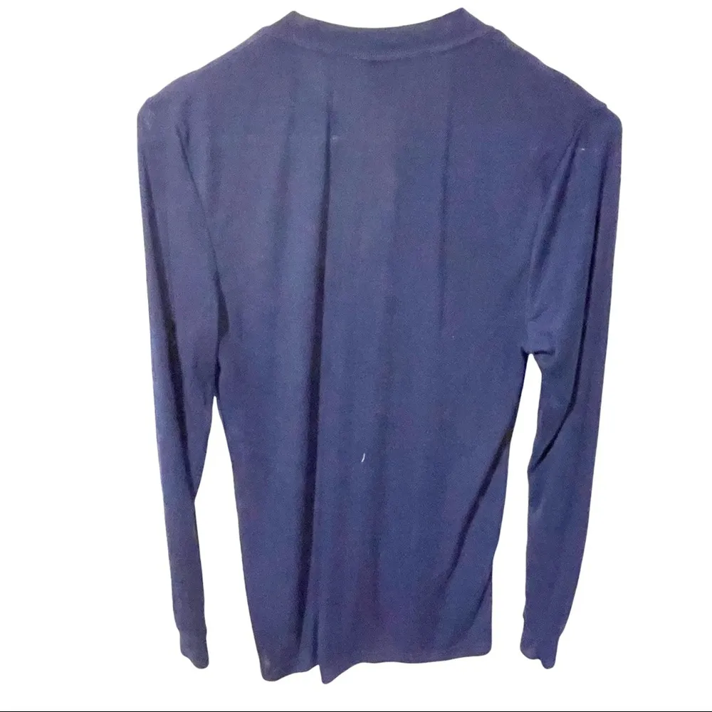 Patagonia Capiline Womens Large Blue Quarter Snap Long Sleeve Top - Image 5