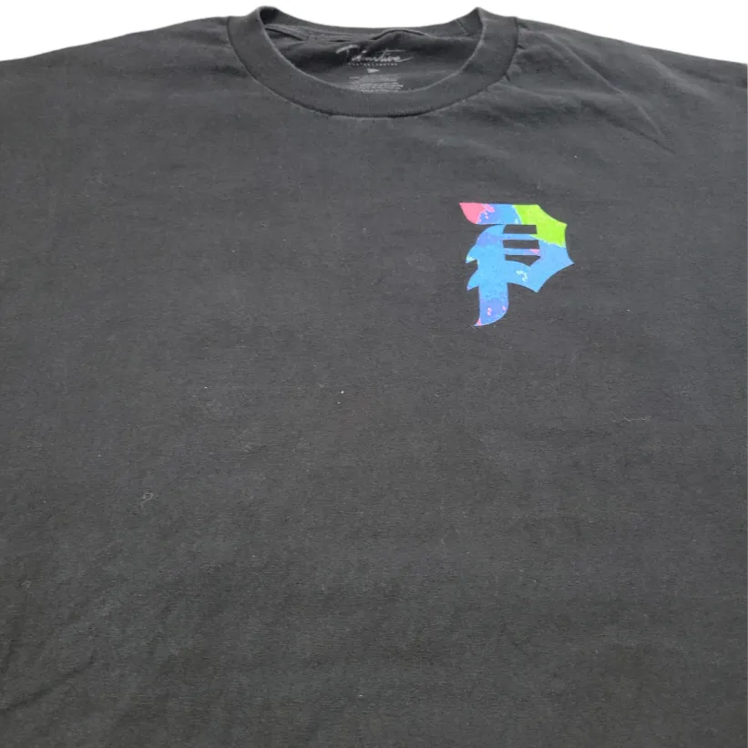  Skateboarding Shirt Size Large Primitive One Step Beyond Graphic Print Unisex T-shirt - Image 3